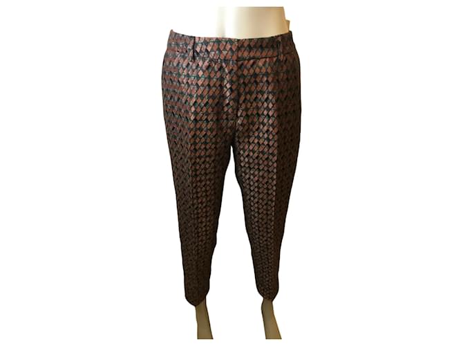 Hod Sequined Patterned Trousers Multiple colors Cotton Polyester  ref.691322