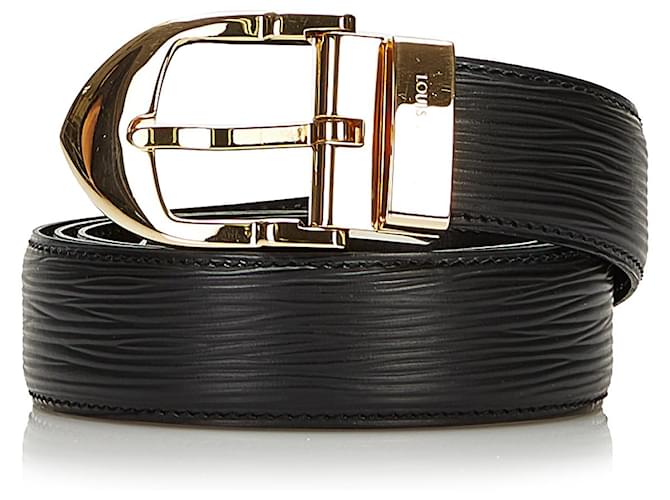 Louis Vuitton Black Epi Ceinture Belt Leather ref.691473