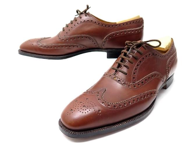 NEW CHURCH'S CHETWYND OXFORD RICHELIEU SHOES 13AA 47 END BROWN SHOES Leather  ref.691567