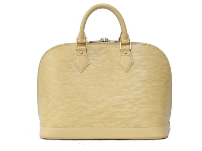 Louis Vuitton Alma Beige Leather  ref.691822