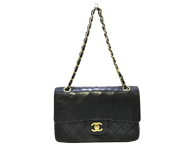 Chanel Timeless Black Leather  ref.691823