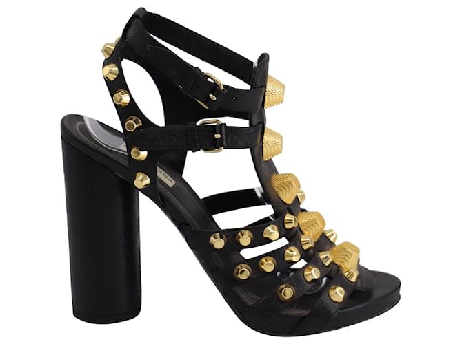 Studded T Strap Low Block Heel Slingback Sandals | SHEIN USA