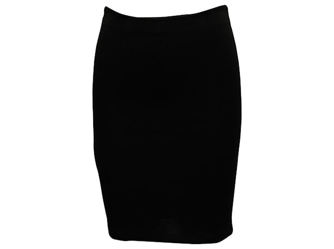 Prada Pencil Skirt in Black Viscose Cellulose fibre  ref.691910