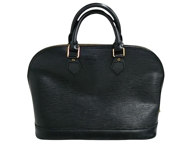 Louis Vuitton Alma Black Leather  ref.692053