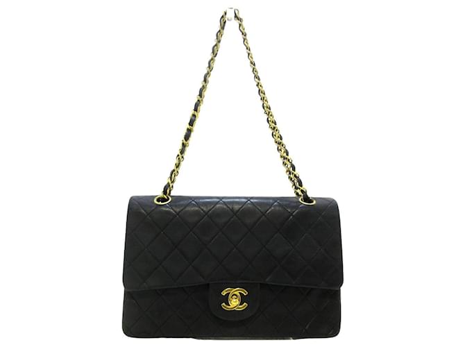 Chanel Timeless Black Leather  ref.692181