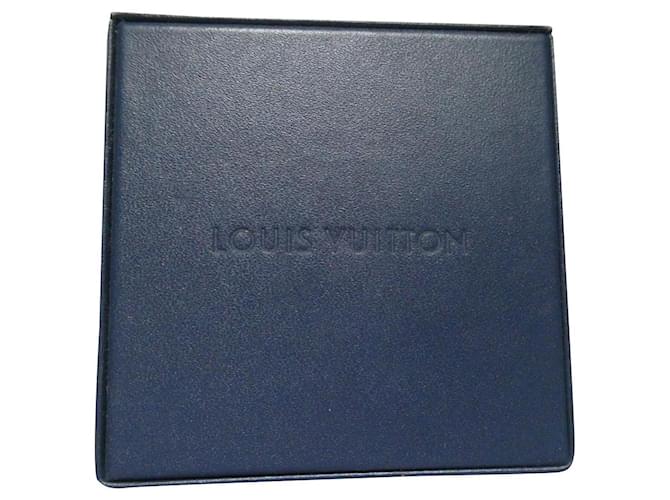 authentische Louis Vuitton Ringschatulle Blau  ref.692185
