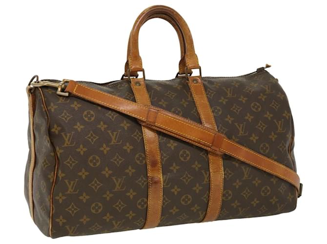 Louis Vuitton Keepall Bandouliere 45 Monogram Canvas M41418 with Crossbody Strap