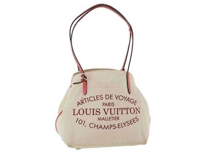 LOUIS VUITTON Cabas PM Shoulder Bag Canvas Coraille M94505 LV Auth 32421  Cloth ref.692308 - Joli Closet