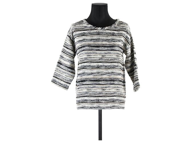 Masscob Pullover/Strickjacke 40 Weiß