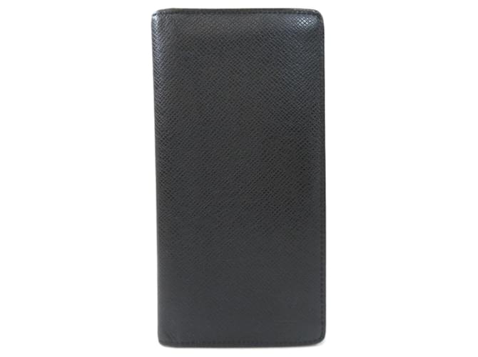 Louis Vuitton Portefeuille Brazza Black Leather  ref.692375