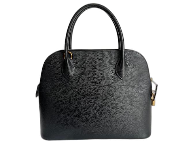 Hermès Bolide 31 Black Leather  ref.692512