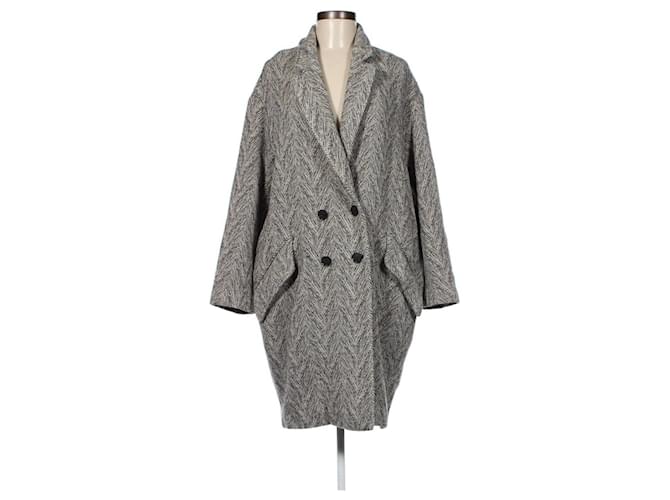 Isabel Marant Etoile Coats, Outerwear Multiple colors Cotton Polyester Wool  ref.692629