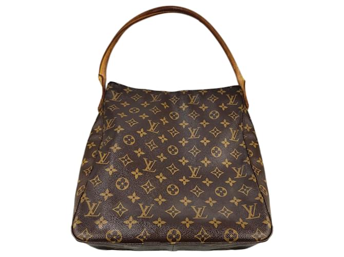 Louis Vuitton Womens Monogram Looping Tote Bag Handbag