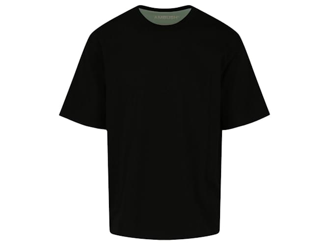 Autre Marque AMBUSH Camiseta de manga corta reversible Ambush Negro Algodón  ref.692768