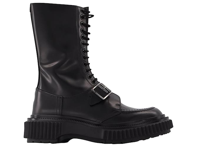 Autre Marque type 185 Boots in Black Leather  ref.692948