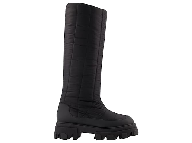 Autre Marque Tall Puffer Boots in Black Poly  ref.693275