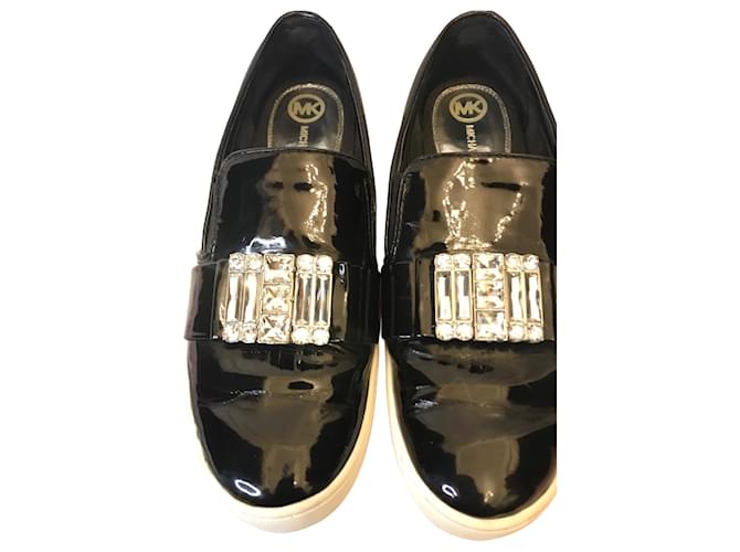 Michael Kors Rhinestone sneakers Black Patent leather  - Joli  Closet