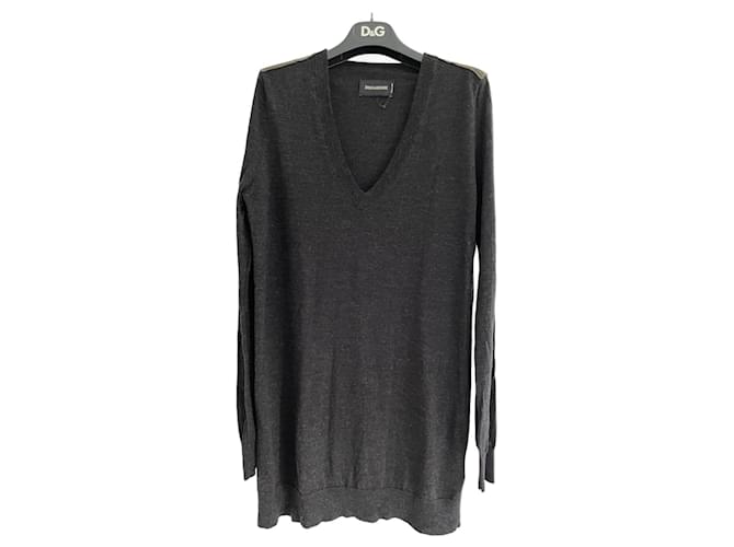 Zadig & Voltaire Knitwear Dark grey Wool  ref.693452