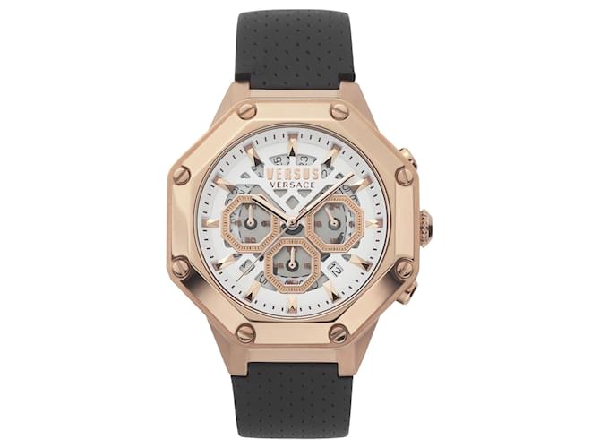 Reloj Versus Versace Palestro de piel  ref.693826