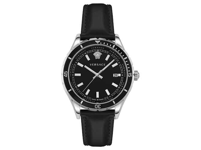 Versace Hellenyium Strap Watch Metallic  ref.693865