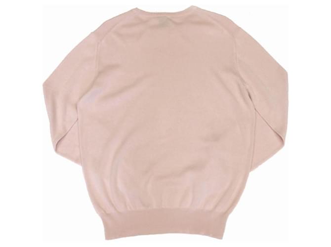 Louis Vuitton Crew Neck Sweater Pink Cotton  ref.693963