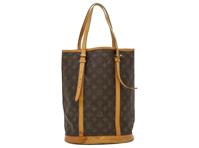 Louis Vuitton Bucket Brown Cloth  ref.694040
