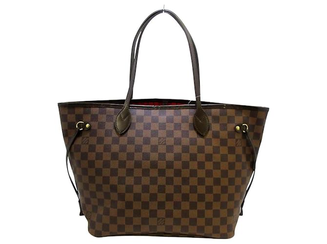 Louis Vuitton Neverfull Brown Cloth  ref.694227