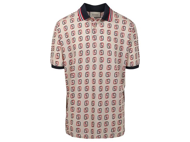 Gucci Oversized Interlock G Camisa Polo de Algodão