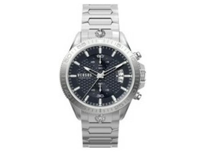 Versus Versace Griffith Chronograph Uhr Silber Metallisch  ref.694728