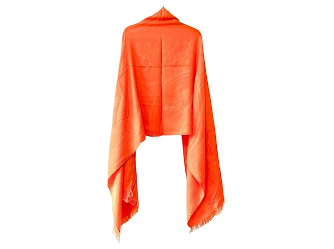 Hermès Hermes Orange Seide  ref.694798
