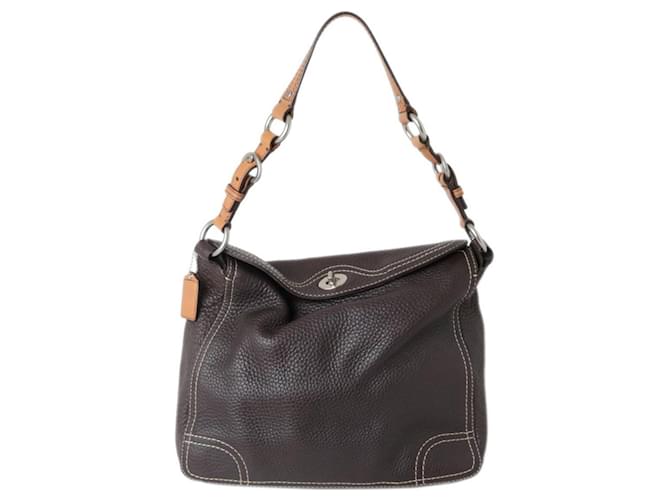 Coach Brown Leather  ref.695332