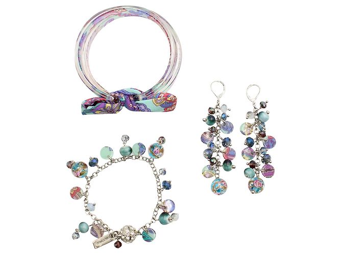 Etro Set multicolore di orecchini e bracciali