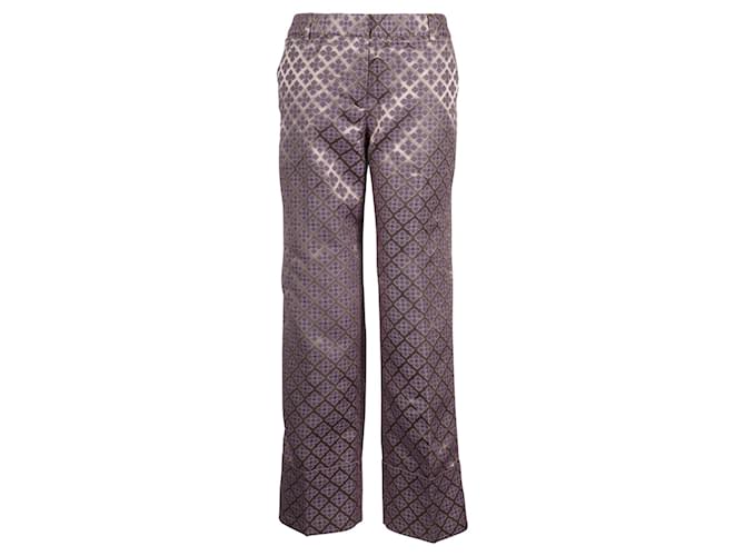 Elizabeth And James Purple & Gold Tile Carson Pants Polyester  ref.695989