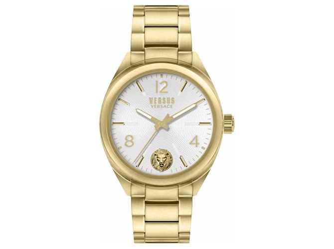 Versus Versace Lexington Bracelet Watch Golden Metallic  ref.696023