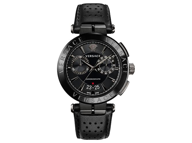 Reloj Versace Aion Chrono con correa Negro  ref.696051