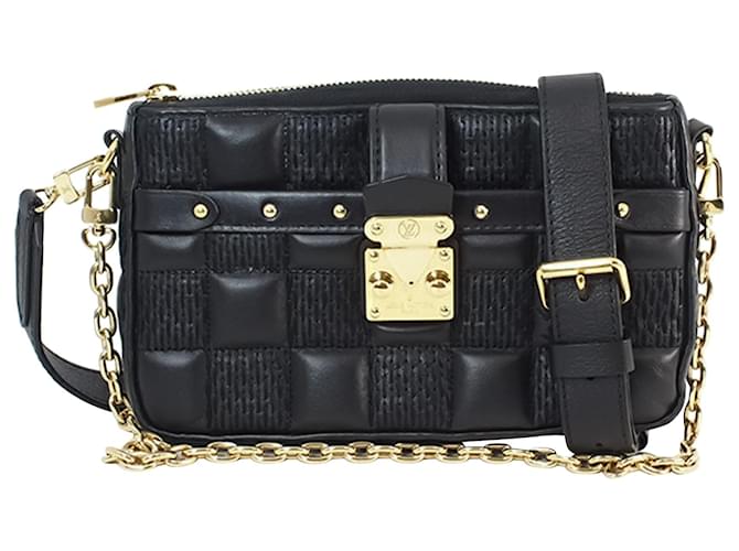 Louis Vuitton Leather Troca PM Cross-Body Bag