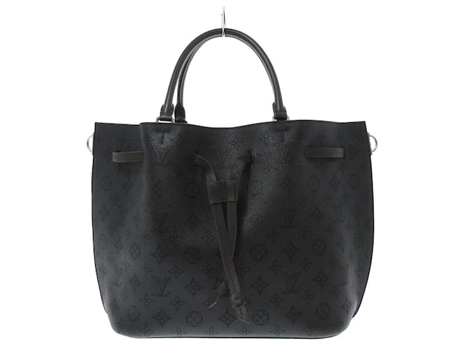 Louis Vuitton Girolata Black Leather  ref.696366