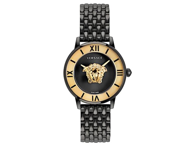 Versace La Medusa Bracelet Watch Black  ref.696516
