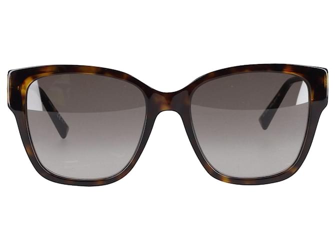 Occhiali da sole Givenchy D-frame tartarugati in acetato marrone Fibra di cellulosa  ref.696574