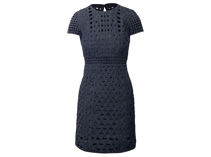 ROBE MINI Burberry Lace en Polyamide Noir