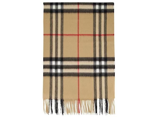 Burberry Check Cashmere Scarf Multiple colors  ref.696700