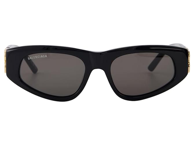 Bb0095S Sunglasses - Balenciaga  - Black/Gold/Grey - Acetate Cellulose fibre  ref.697102