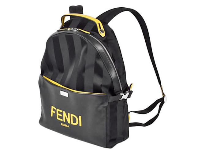 Fendi Pecan Black Leather  ref.697271