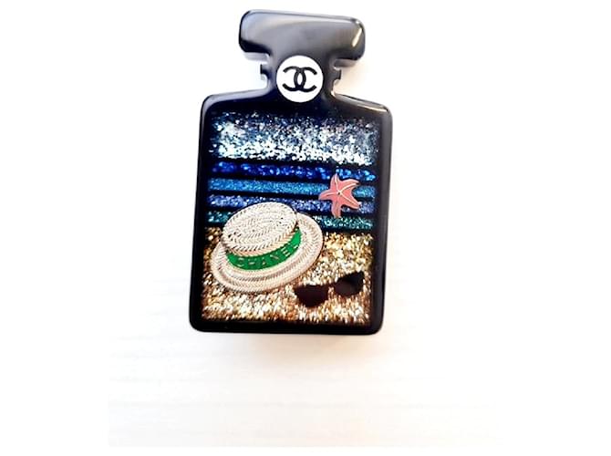 Strandbrosche von Chanel Mehrfarben Satin  ref.697328