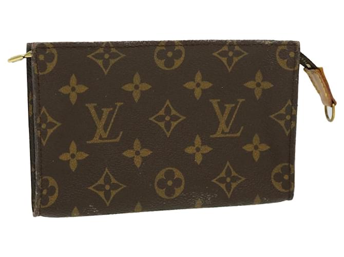 LOUIS VUITTON Monogram Bucket PM Accessory Pouch LV Auth 32520 Toile  ref.697450