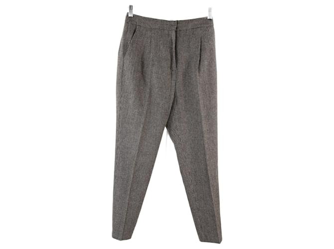 Pants By Malene Birger 34 Brown Wool  ref.697811