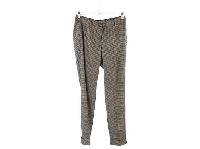Max Mara trousers 36 Brown Cotton  ref.697816