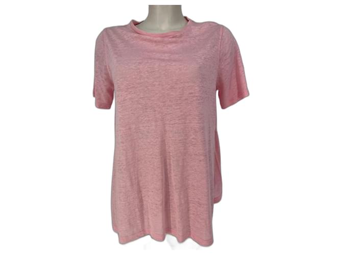 Allude Tops Pink Linen  ref.697899