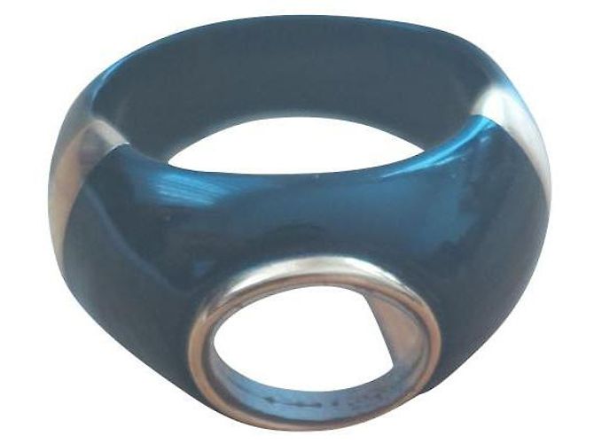 Bague diana résine Aurelie bidermann Noir