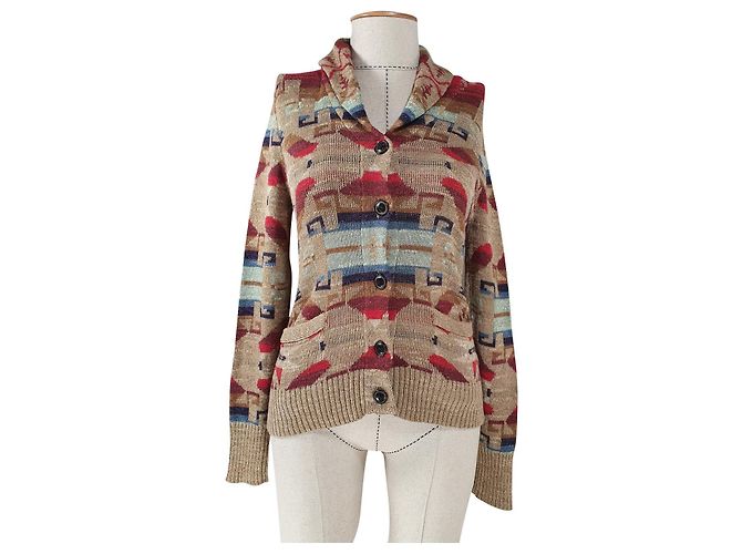 Ralph Lauren Denim & Supply Strickjacke Baumwolle M Mehrfarben